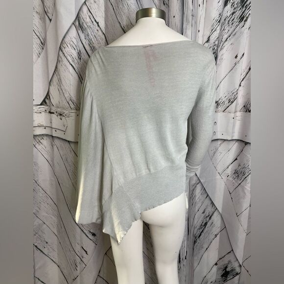 Lisa Todd Poncho Gray One Sleeve Sweater/Poncho S - Picture 4 of 6